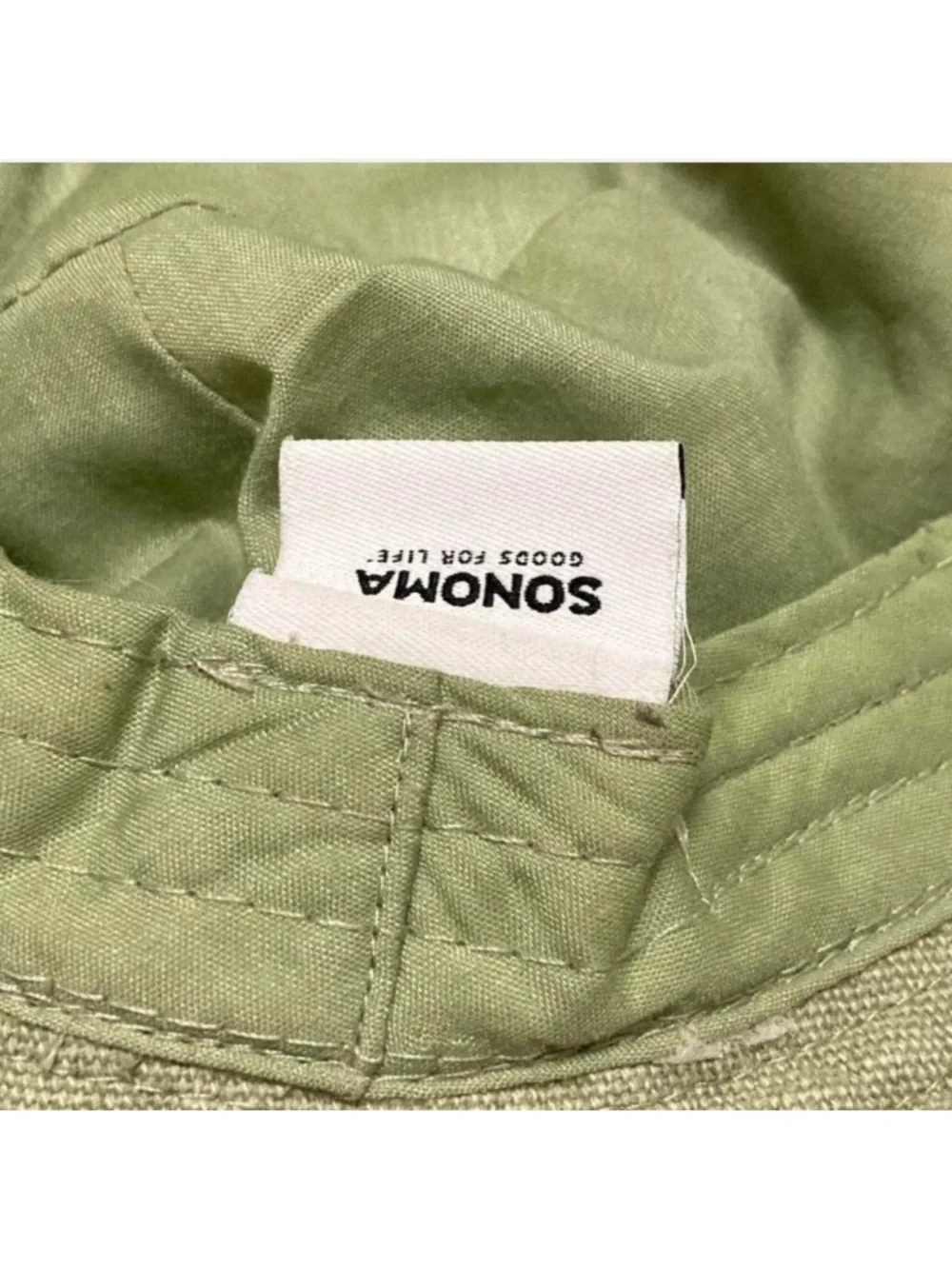 Sonoma Frayed Brim Bucket Hat - Sage Green